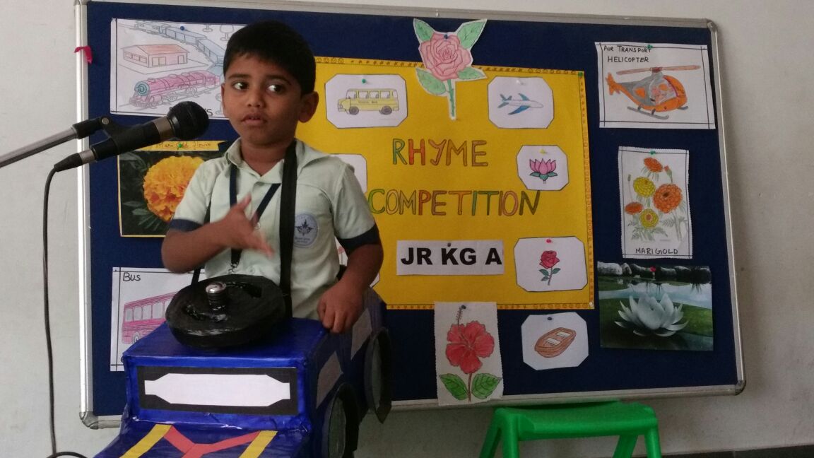 Rhyme competition winners Jr Kg