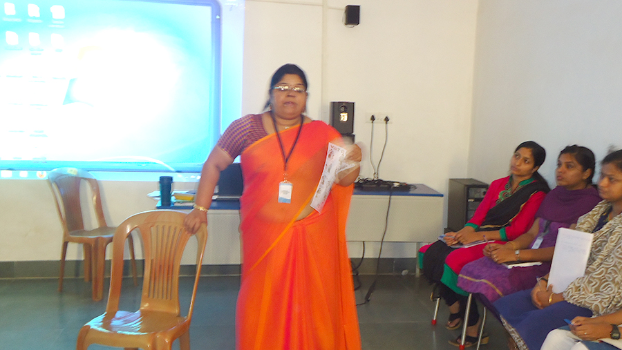Training by Principal Ma'am